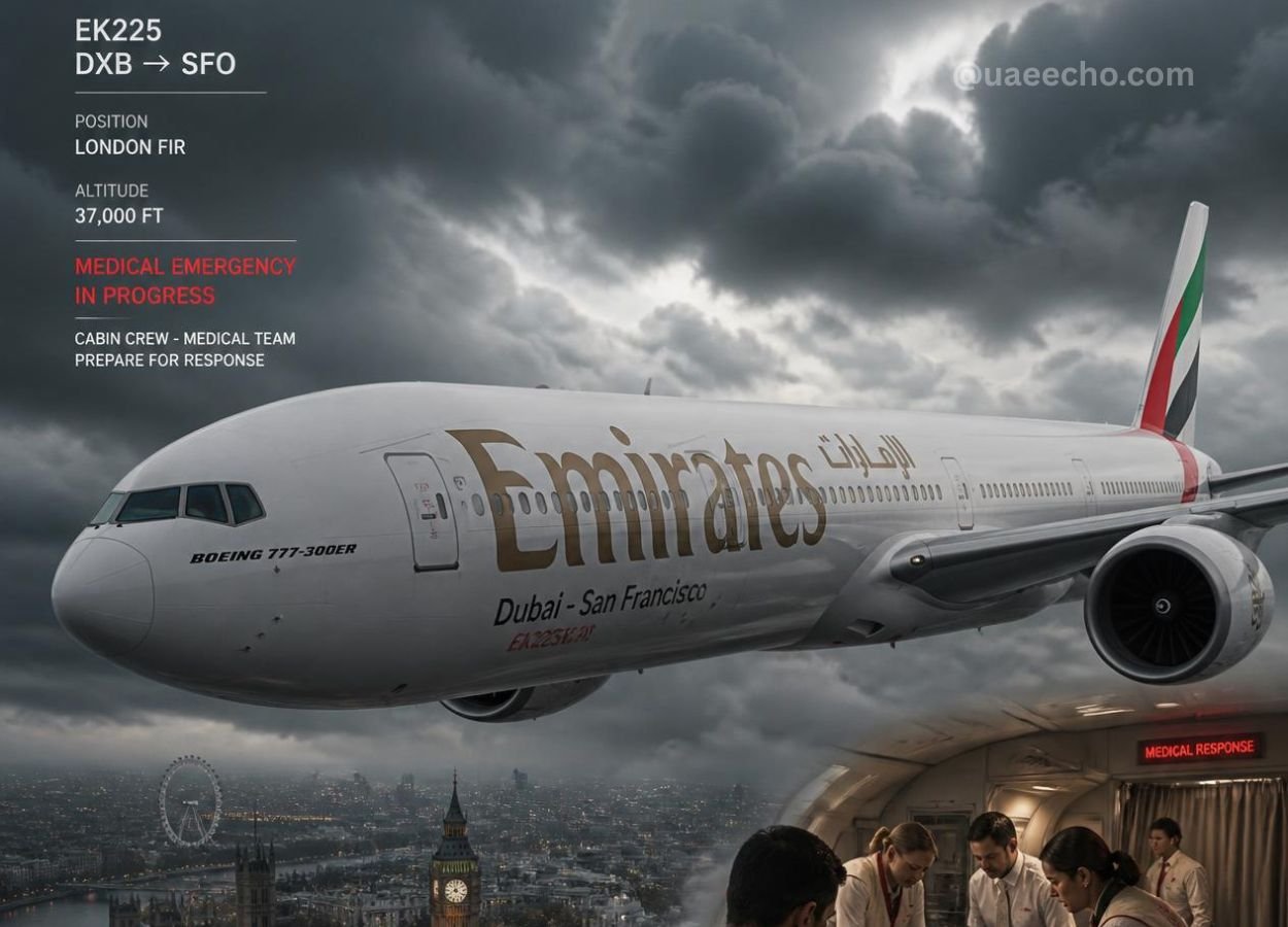Emirates Dubai – San Francisco Flight Diverted to London Following Passenger Medical Emergency