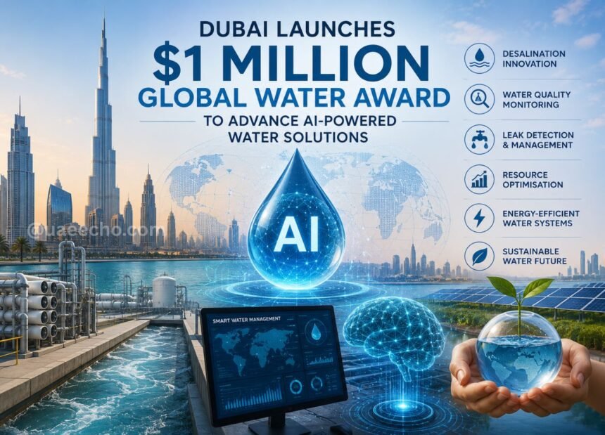 Dubai Launches  Million Global Water Award to Advance AI-Powered Water Solutions