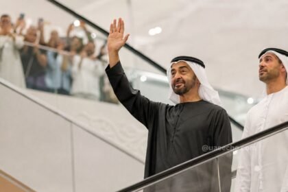 UAE President Visits Abu Dhabi Mall, Interacting With Shoppers and LuLu Group Chairman Yusuff Ali