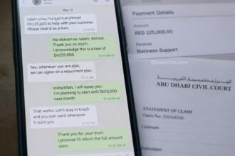 Abu Dhabi Court Orders Woman to Repay Dh225,000 After Bank Transfers and WhatsApp Messages Confirm Unpaid Debt