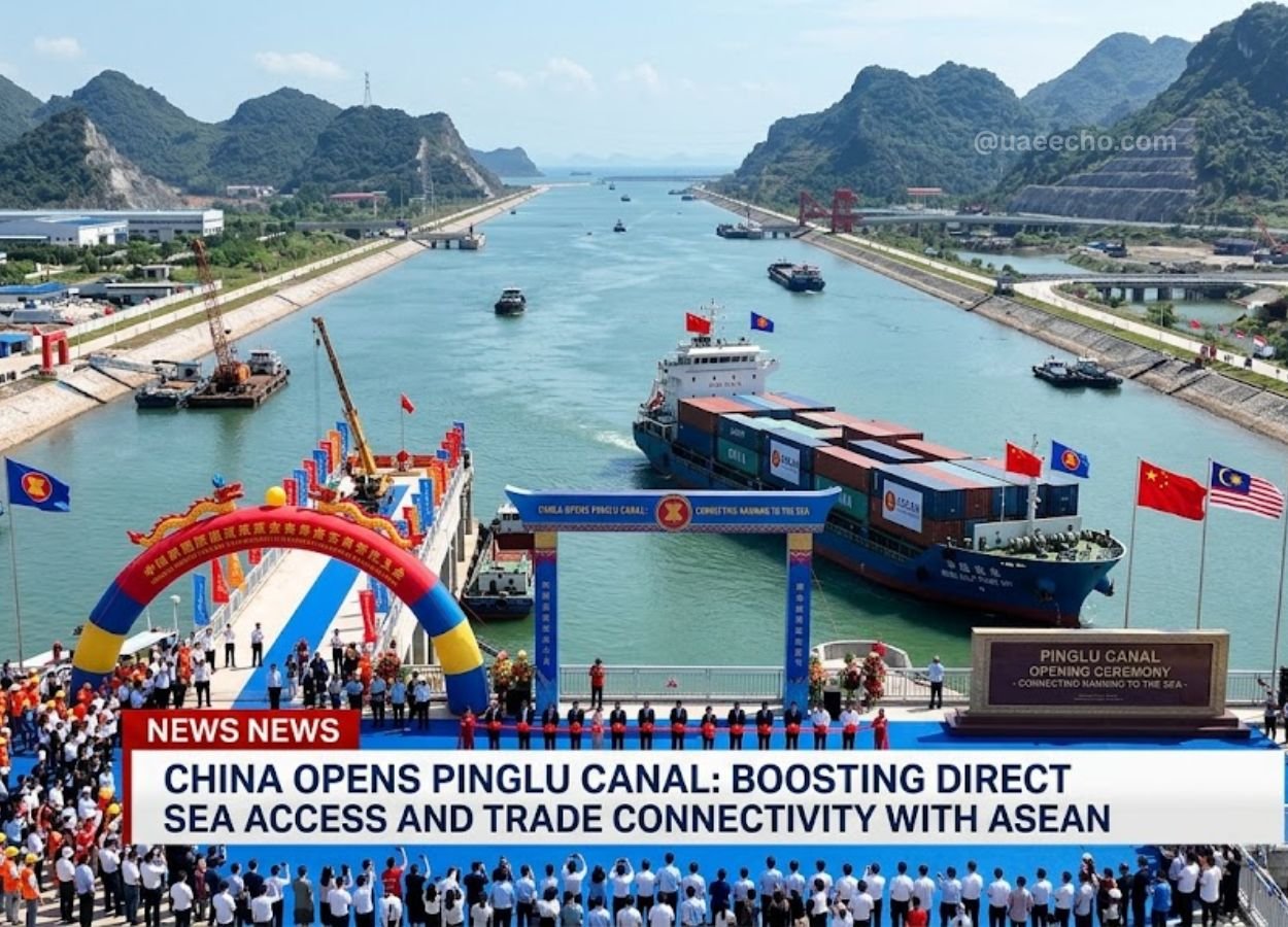 China Opens 134-Kilometer Pinglu Canal, Boosting Direct Sea Access and Trade Connectivity with ASEAN China Opens 134-Kilometer Pinglu Canal, Boosting Direct Sea Access and Trade Connectivity with ASEAN